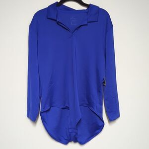 NWT Nike Blue Long Sleeve Polo Bodysuit